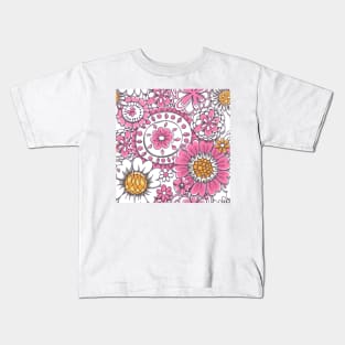 Doodled floral pattern Kids T-Shirt